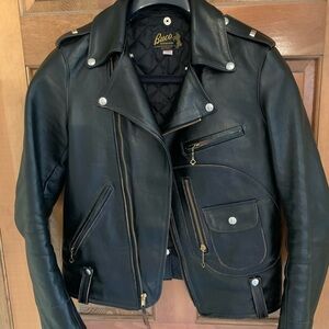 Buco J24 horsehide leather motorcycle jacket.